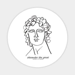 Alexander the Great statue Magnet
